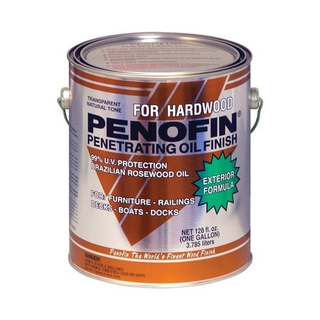 PENOFIN Transparent Tigerwood Oil-Based Penetrating Hardwood Stain 1 gal F3XHTGA